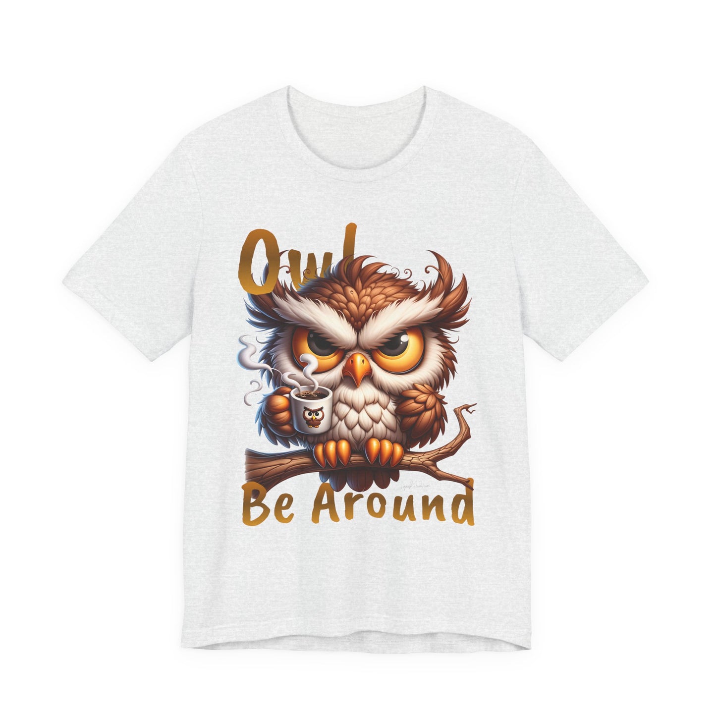 Night Owl Hanging Unisex Jersey Short Sleeve Tee image 2