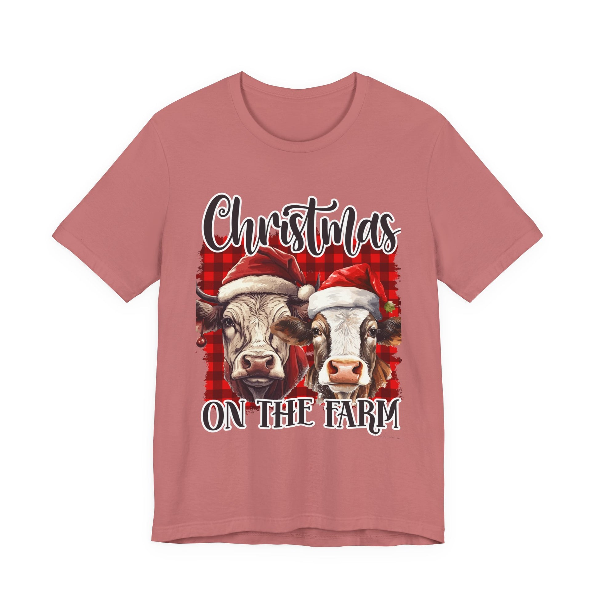 Christmas on the Farm Unisex Jersey Short Sleeve Tee image 2