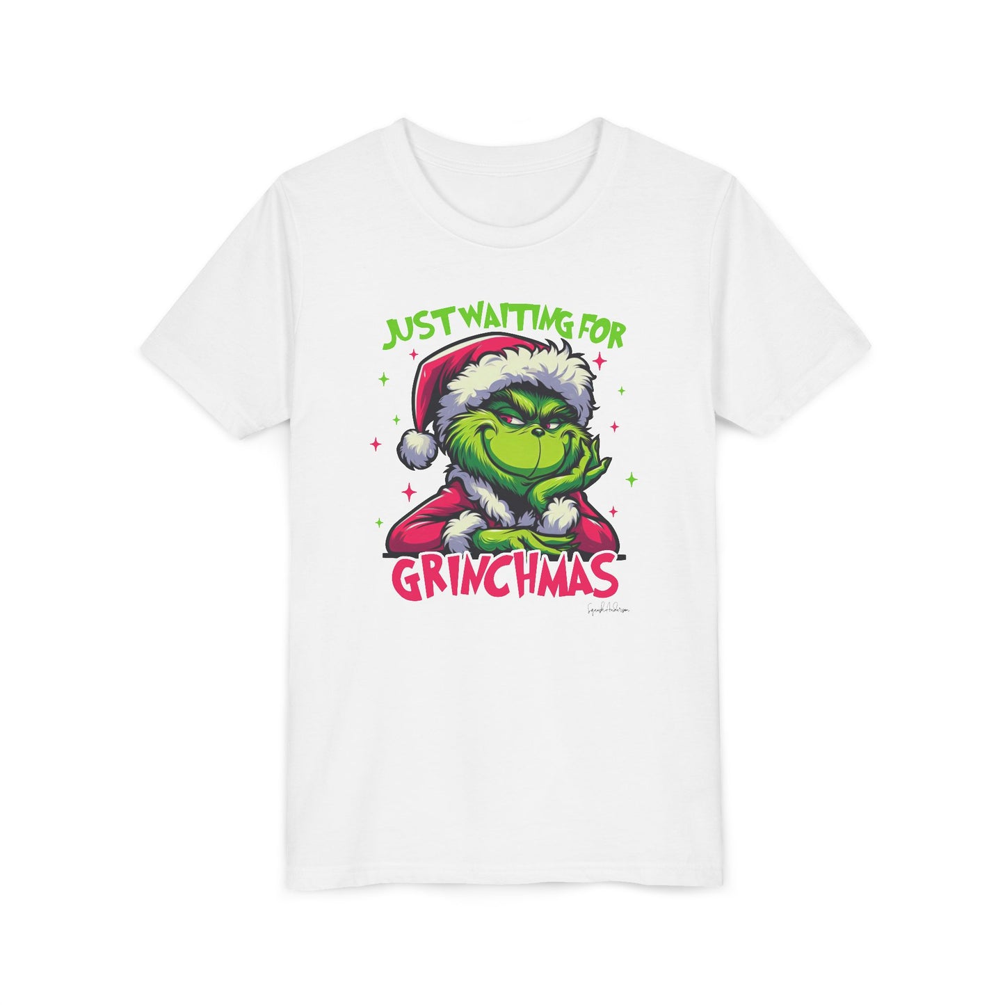 Grinchy Christmas Youth Short Sleeve Tee image 2