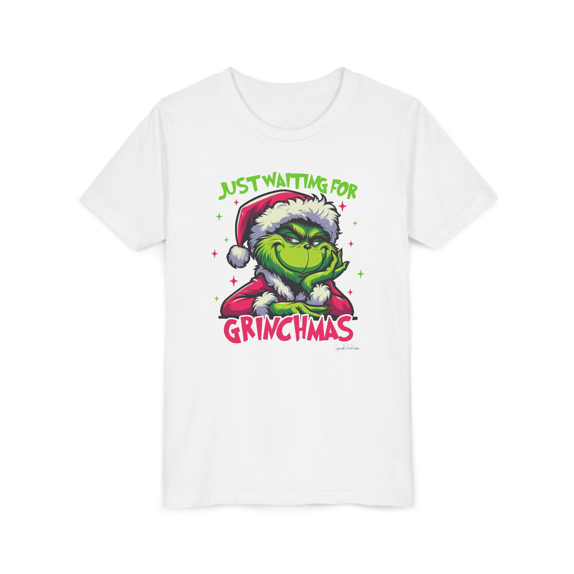 Grinchy Christmas Youth Short Sleeve Tee image 2