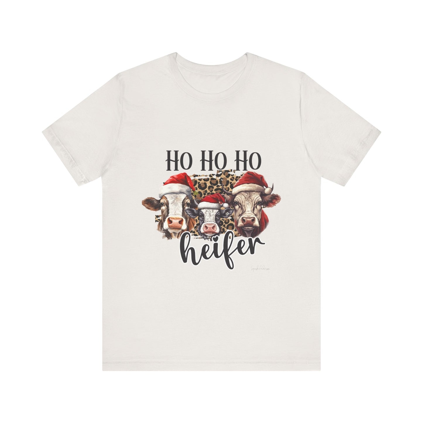 Ho Ho Ho Heifer Unisex Jersey Short Sleeve Tee image 12