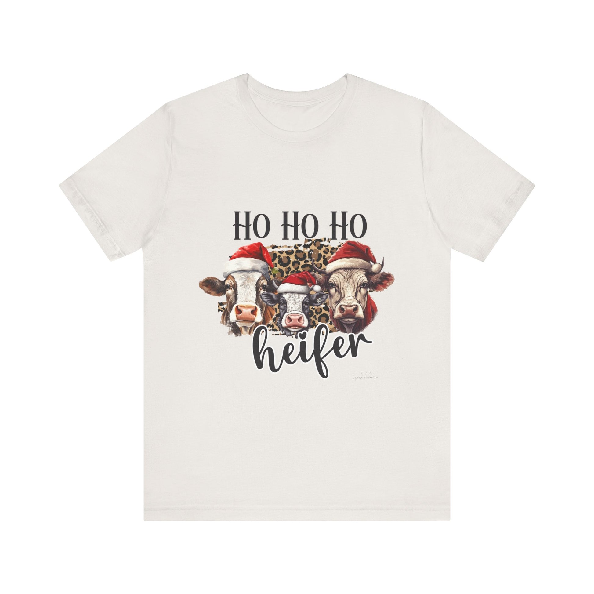 Ho Ho Ho Heifer Unisex Jersey Short Sleeve Tee image 12