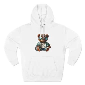 Bear Julius Three-Panel Fleece Hoodie