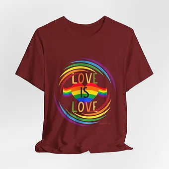 Love is Love Unisex Jersey Short Sleeve Tee