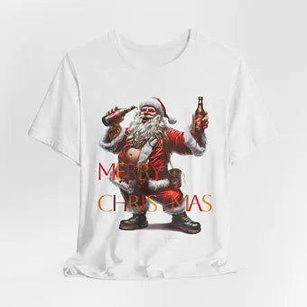 Merry Christmas Santa Unisex Jersey Short Sleeve Tee