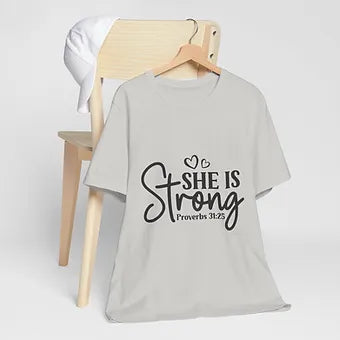 She is Strong Unisex Jersey Short Sleeve Tee