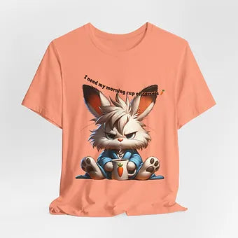 Grumpy Bunny Unisex Jersey Short Sleeve Tee