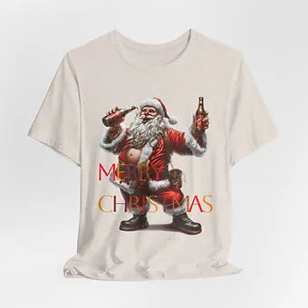 Merry Christmas Santa Unisex Jersey Short Sleeve Tee