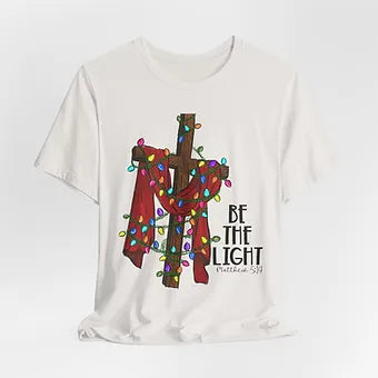 Be The Light Unisex Jersey Short Sleeve Tee