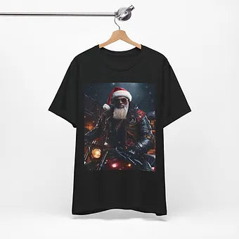 Motorcylce Santa Zaddy Unisex Jersey Short Sleeve Tee
