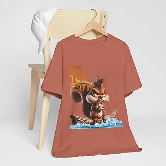 Grumpy Squirrel Unisex Jersey Short Sleeve Tee