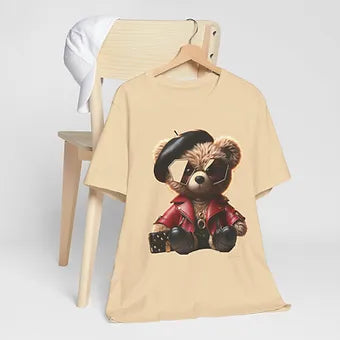 Professor Bear Artist Unisex Jersey Short Sleeve Tee