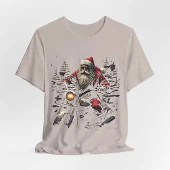 Mountain Santa Unisex Jersey Short Sleeve Tee