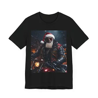 Motorcylce Santa Zaddy Unisex Jersey Short Sleeve Tee