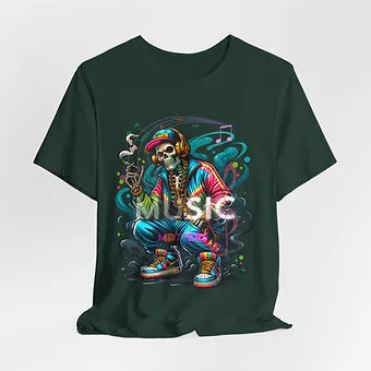 Music Matters Skeleton Unisex Jersey Short Sleeve Tee
