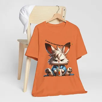 Grumpy Bunny Unisex Jersey Short Sleeve Tee