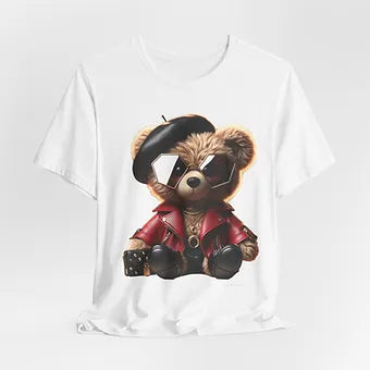 Professor Bear Artist Unisex Jersey Short Sleeve Tee