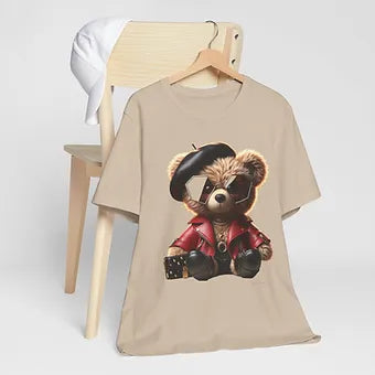 Professor Bear Artist Unisex Jersey Short Sleeve Tee