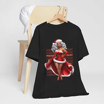 Merry Christmas Mrs Claus Unisex Jersey Short Sleeve Tee