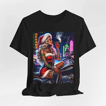 Motor Bike Temptress Unisex Jersey Short Sleeve Tee