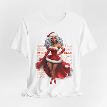 Merry Christmas Mrs Claus Unisex Jersey Short Sleeve Tee
