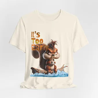 Grumpy Squirrel Unisex Jersey Short Sleeve Tee