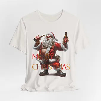 Merry Christmas Santa Unisex Jersey Short Sleeve Tee