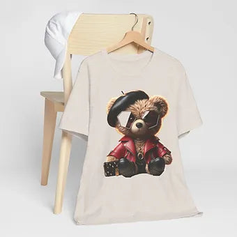 Professor Bear Artist Unisex Jersey Short Sleeve Tee