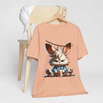 Grumpy Bunny Unisex Jersey Short Sleeve Tee