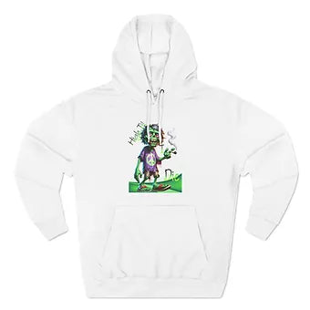 High Til I Die Three-Panel Fleece Hoodie