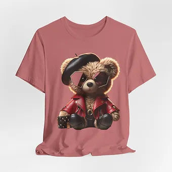 Professor Bear Artist Unisex Jersey Short Sleeve Tee