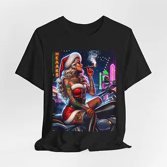 Motor Bike Temptress Unisex Jersey Short Sleeve Tee