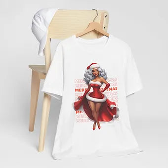 Merry Christmas Mrs Claus Unisex Jersey Short Sleeve Tee