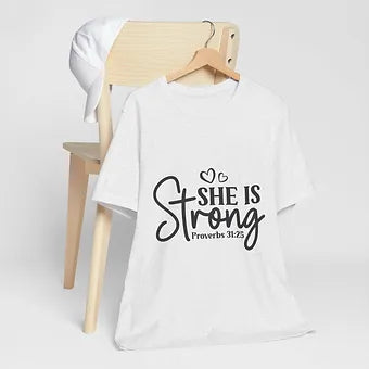 She is Strong Unisex Jersey Short Sleeve Tee