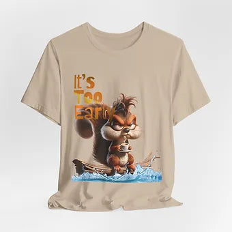 Grumpy Squirrel Unisex Jersey Short Sleeve Tee