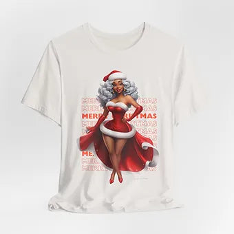 Merry Christmas Mrs Claus Unisex Jersey Short Sleeve Tee