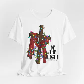Be The Light Unisex Jersey Short Sleeve Tee