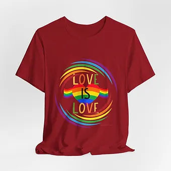 Love is Love Unisex Jersey Short Sleeve Tee