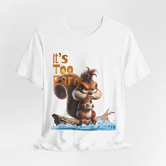 Grumpy Squirrel Unisex Jersey Short Sleeve Tee
