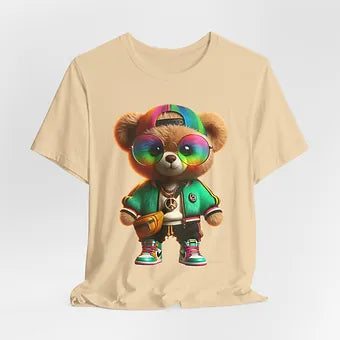 Vibrant Bear Unisex Jersey Short Sleeve Tee