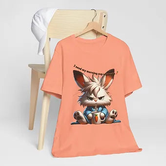 Grumpy Bunny Unisex Jersey Short Sleeve Tee