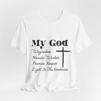 My GOD Waymaker Unisex Jersey Short Sleeve Tee