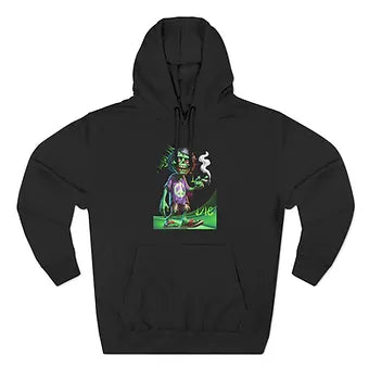 High Til I Die Three-Panel Fleece Hoodie