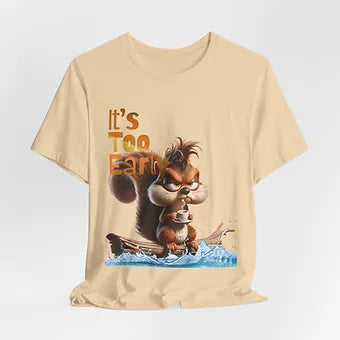 Grumpy Squirrel Unisex Jersey Short Sleeve Tee