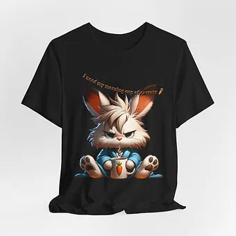 Grumpy Bunny Unisex Jersey Short Sleeve Tee
