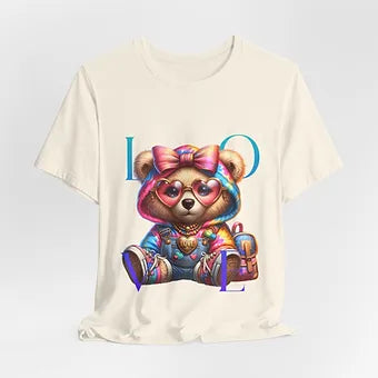 LOVE BEAR Unisex Jersey Short Sleeve Tee