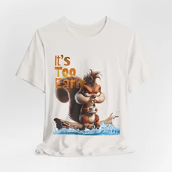 Grumpy Squirrel Unisex Jersey Short Sleeve Tee