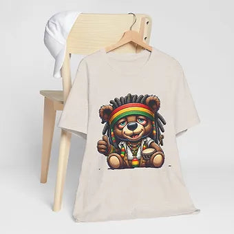 Rasta Bear 2 Unisex Jersey Short Sleeve Tee