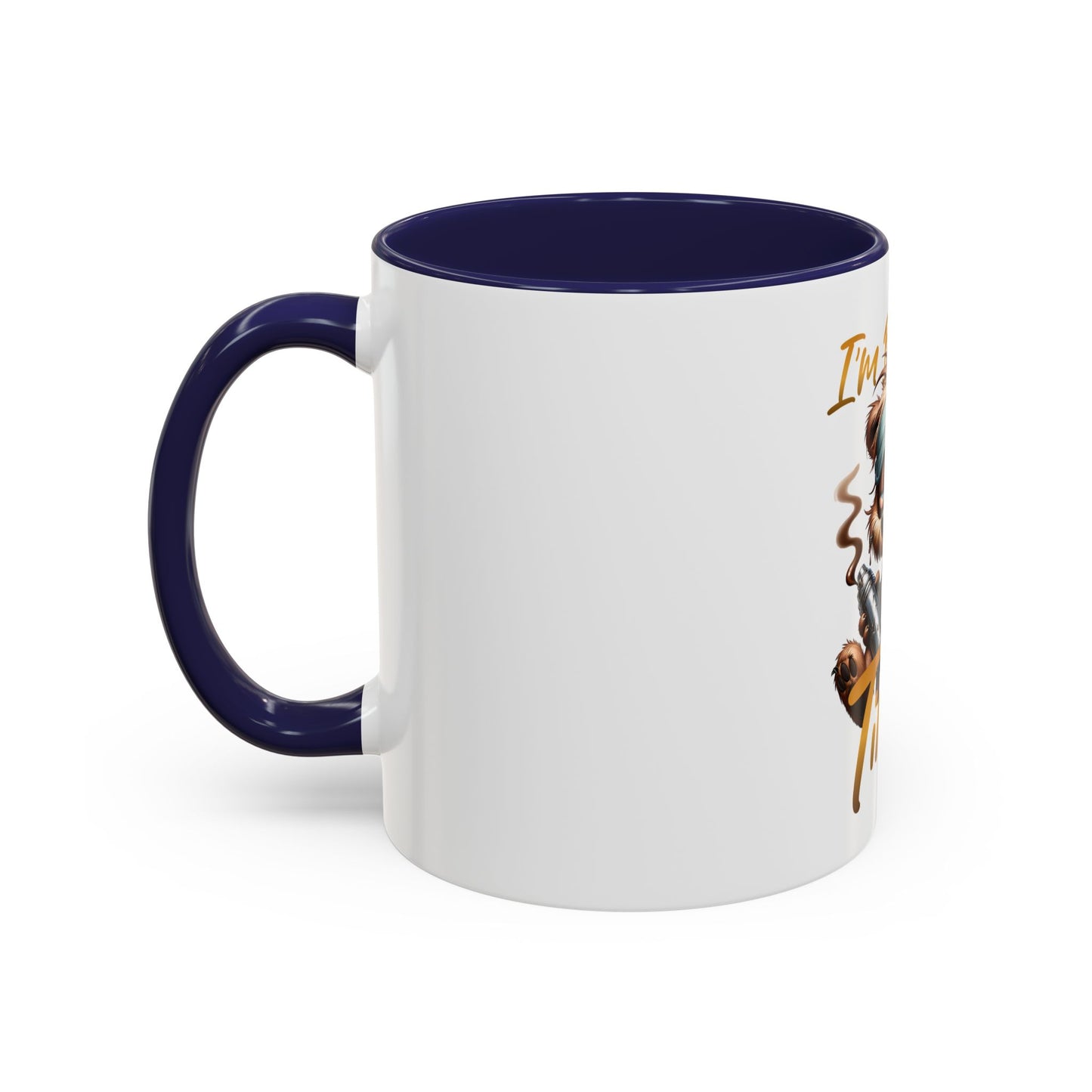 Beary Tired Accent Coffee Mug (11, 15oz) image 6