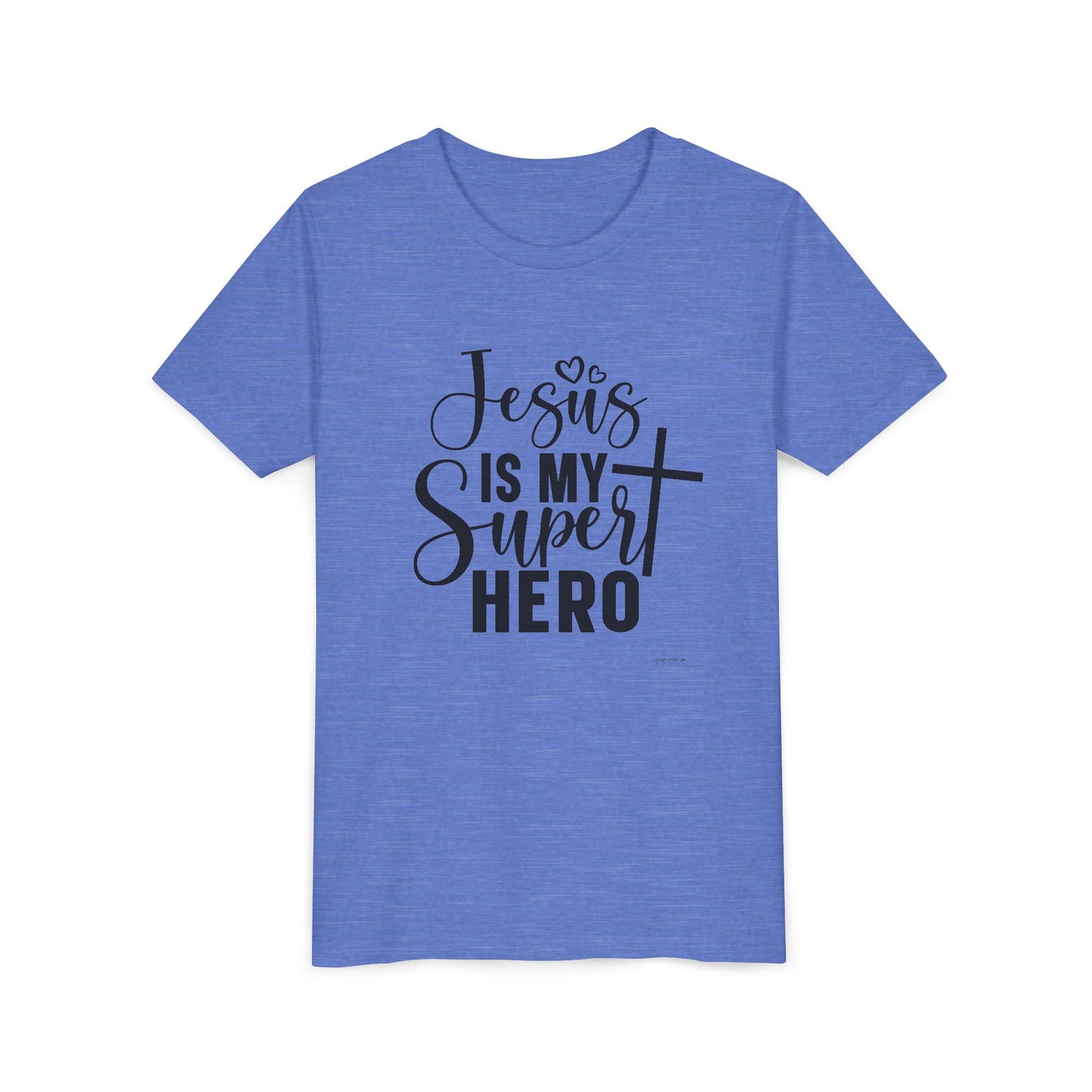 Jesus Is my Super hero Youth Short Sleeve Tee image 10